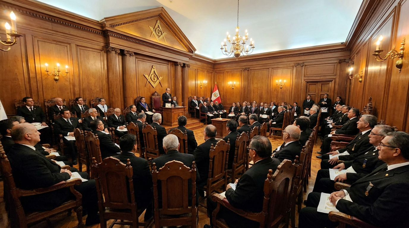 Entrevista al Gran Maestro de la Orden en el Museo Masónico